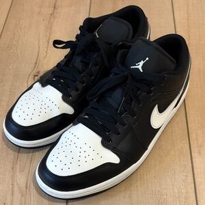 Nike Air Jordan 1- Black and White Men's Sneakers